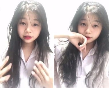 Clipe quente de Thuy Tien tiktoker tienxinkgai spread