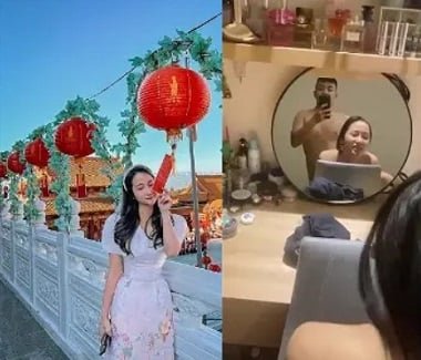Girl mostra um enorme pares de seios para provocar meninos