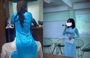 Garota do escritório viciada em masturbação sexual durante o horário de trabalho