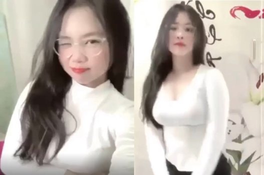 A linda borboleta de Minh Vy está se gabando