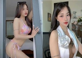 Tuyet Thu faz sexo com o namorado no sofá